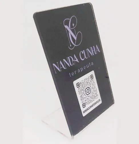 Imagem ilustrativa de Display De Mesa Qr Code Em Acrílico