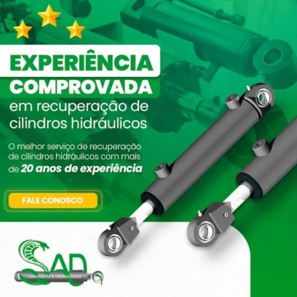 Imagem ilustrativa de Cilindro Hidráulico Com Garantia
