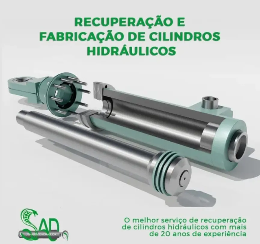 Imagem ilustrativa de Cilindro Hidráulico Para Equipamentos Industriais