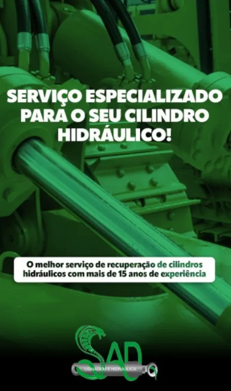 Imagem ilustrativa de Cilindro Hidráulico Para Indústria De Celulose