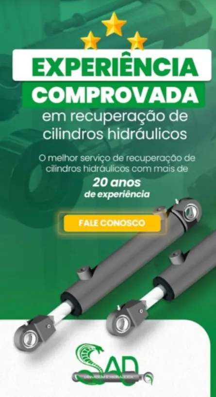 Imagem ilustrativa de Cilindro Hidráulico Pequeno