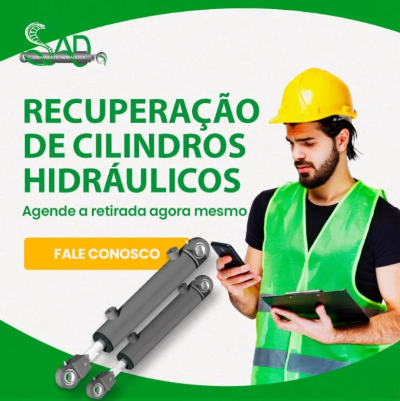 Imagem ilustrativa de Reparo De Cilindro Hidráulico Para Logística