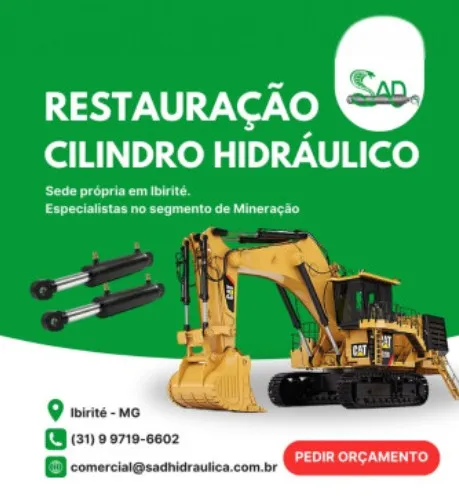 Imagem ilustrativa de Serviço De Recuperação De Cilindro Hidráulico