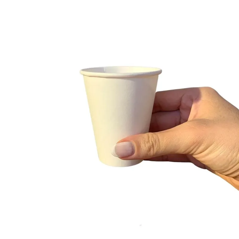Copo Papel Branco 200ml Biodegradável Térmico - 100un
