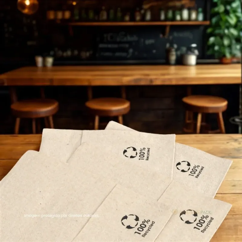 Pallet Guardanapo Mini Papel Kraft 17x17cm – 153.600un Atacado