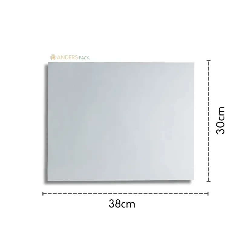 Papel Acoplado Branco Metalizado Térmico 30x38 - 2.500un