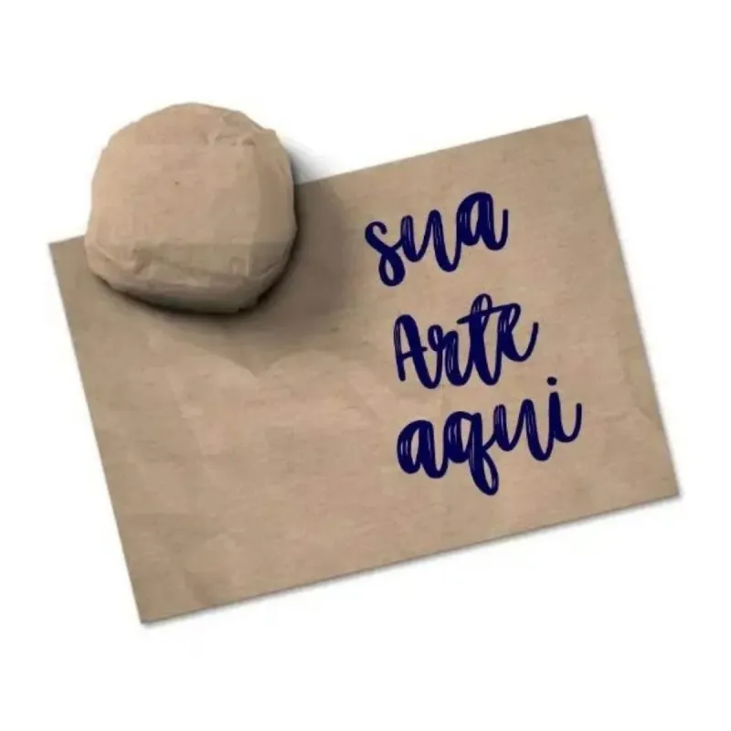 Papel Acoplado Kraft Personalizado 32x38cm Para Lanche - 5.000un