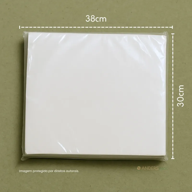 Papel Barreira Antigordura e Umidade 30x38cm - 500un