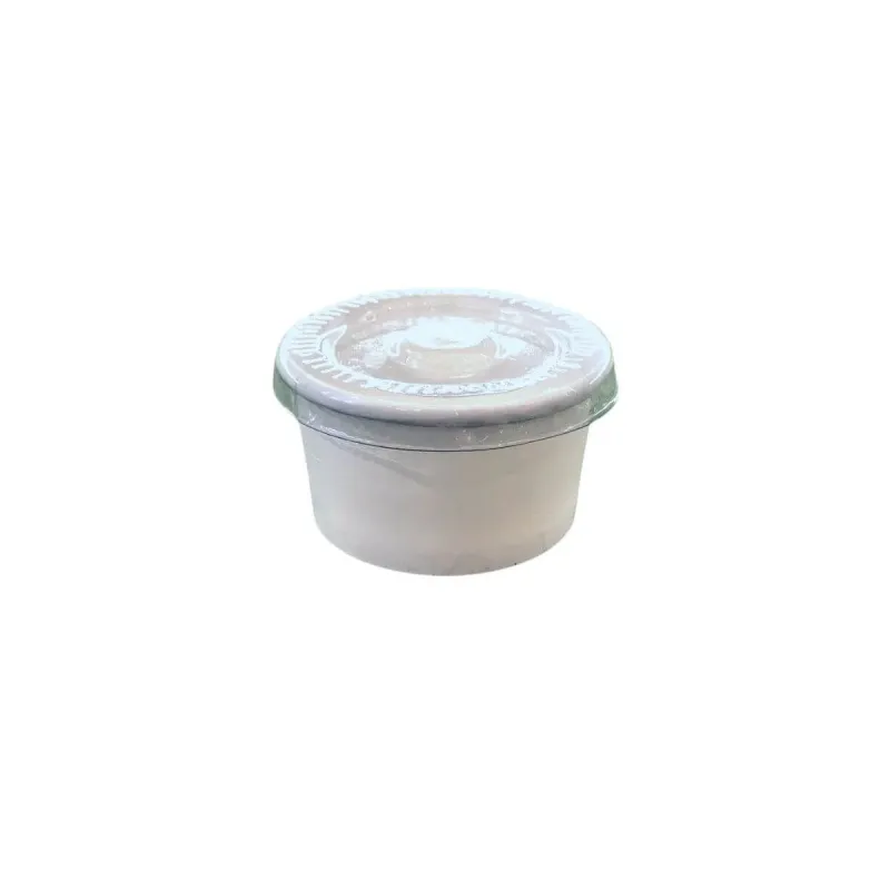 Pote Papel Branco 100ml Bio com Tampa Plana - 100un