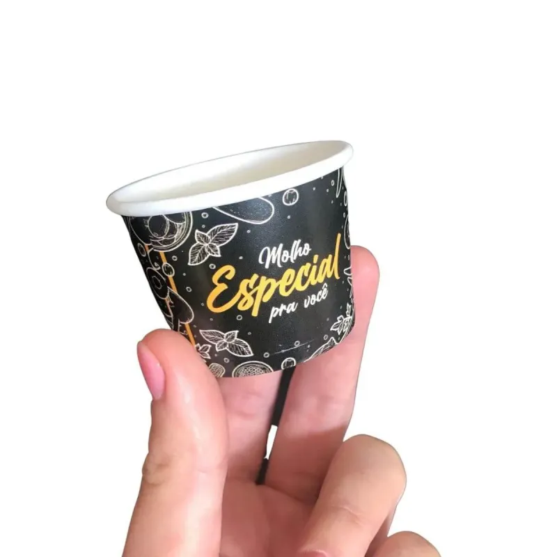 Pote Papel Personalizado Colorido 50ml Bio - 3.000un