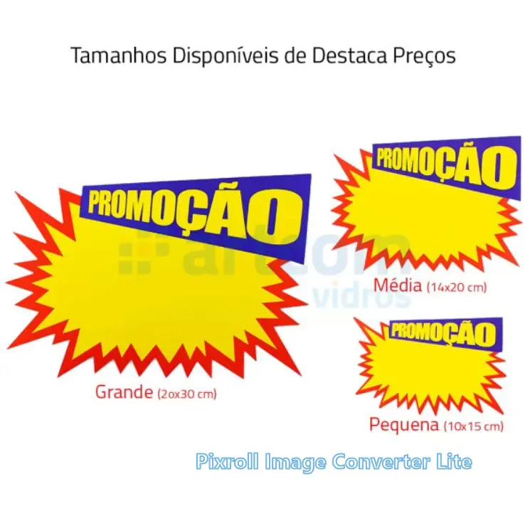 Imagem ilustrativa de Etiqueta Promocional Para Balcão De Vendas