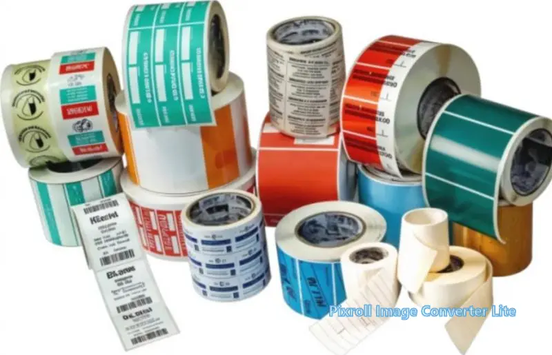 Imagem ilustrativa de Etiquetas Adesivas Em Diferentes Materiais
