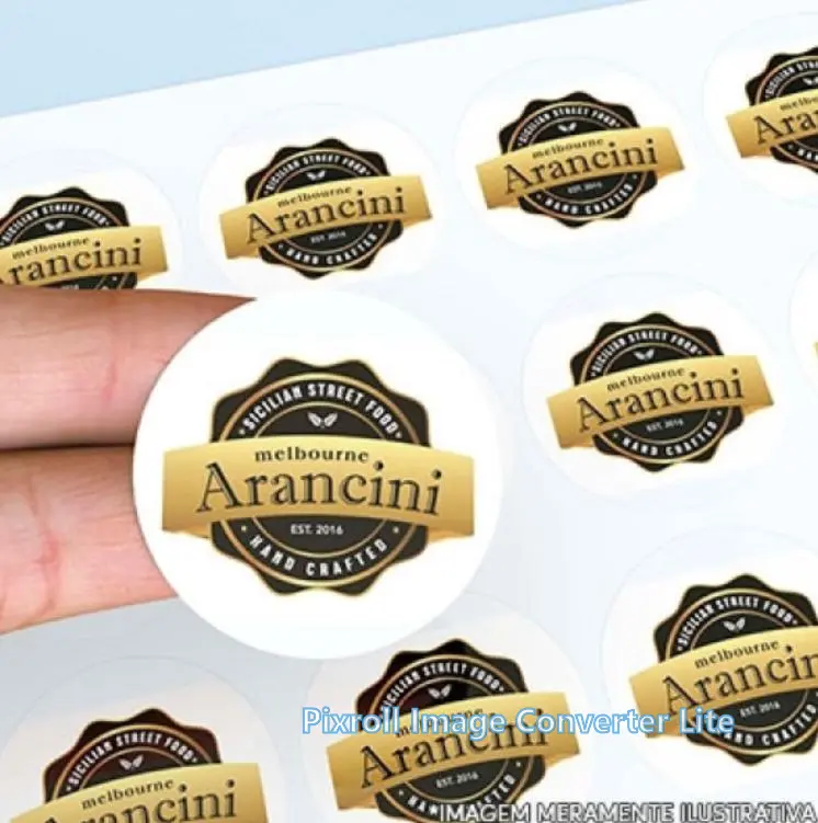 Imagem ilustrativa de Rótulos Adesivos Em Diferentes Medidas