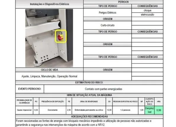 Imagem ilustrativa de Relatório Técnico De Segurança Nr12