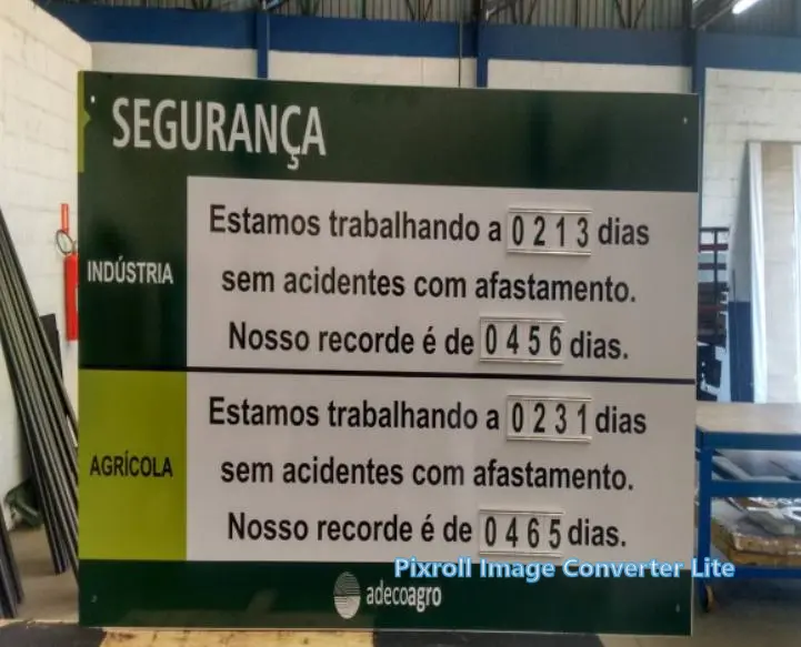 Imagem ilustrativa de Placas De Sinalização De Segurança Do Trabalho