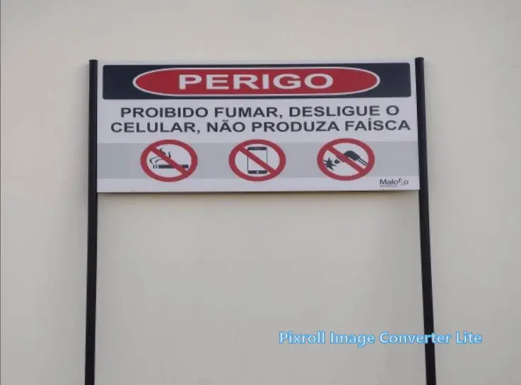Imagem ilustrativa de Placas De Sinalização De Segurança Perigo